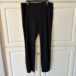 Athleta Delancey Straight Leg Pant, Black, Size XL #882707